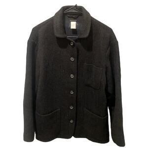 Vintage Industria Knit Jacket, Black ACRYLIC SZ. M